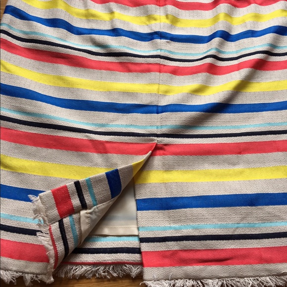 J. Crew colorful jacquard stripe skirt - Picture 7 of 8